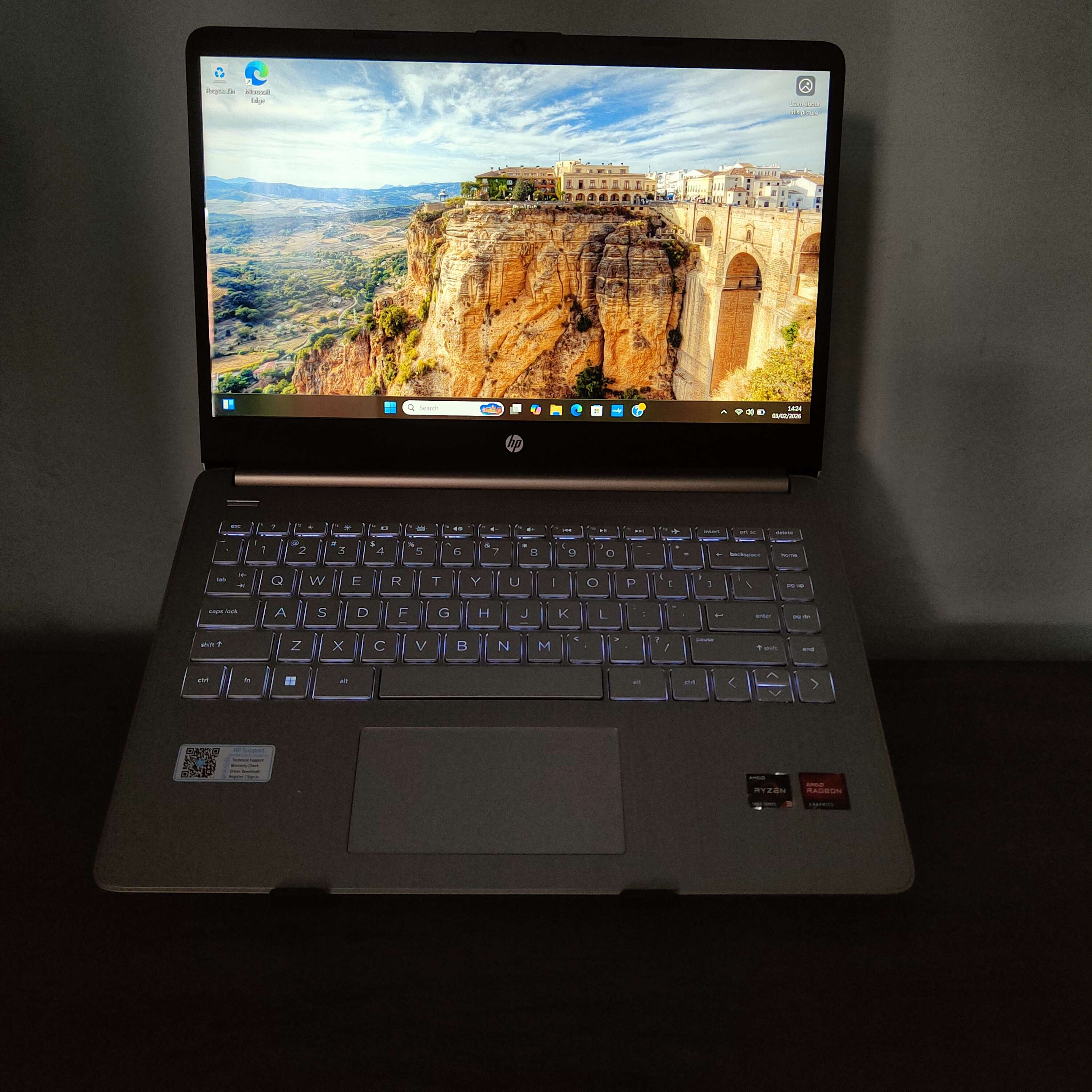 HP 14s AMD Ryzen 3 5300U Ram 8 SSD 512 Gb 14s-fq1011AU