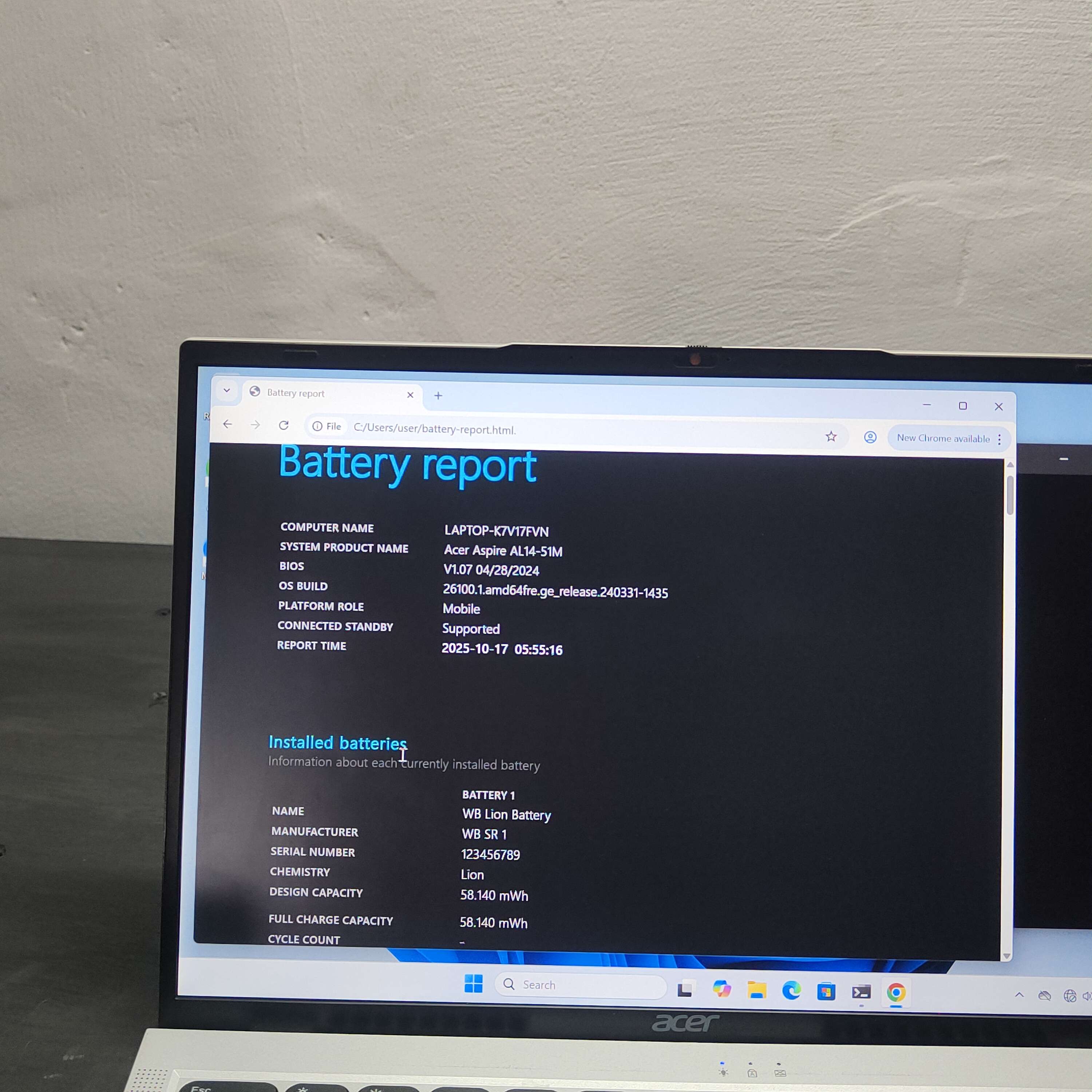 Acer Intel Core i3 GEN 12 Aspire AL14-51M Ram 8 SSD 256 (2024)