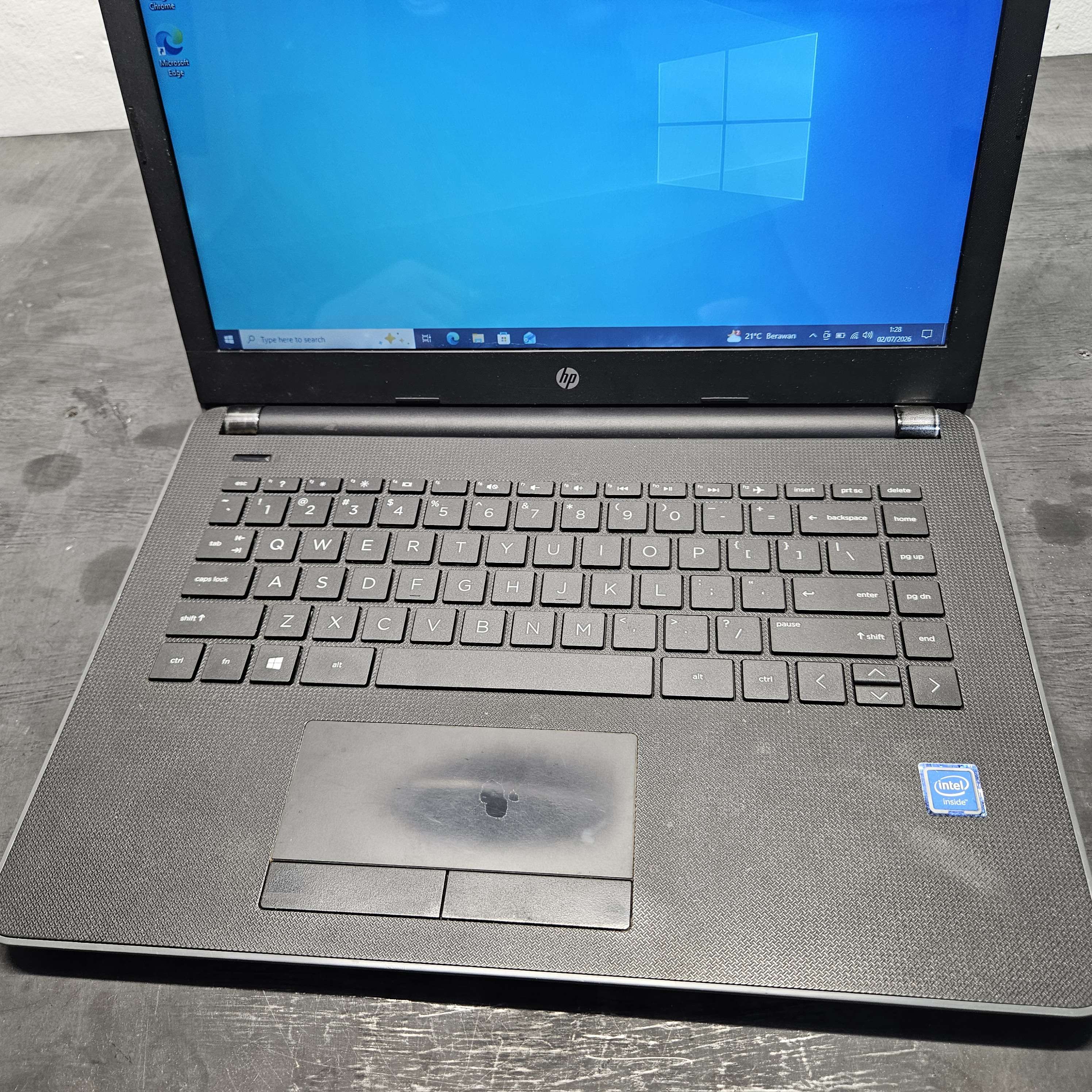 HP 14-BS  RAM 8GB SSD 128GB Celeron