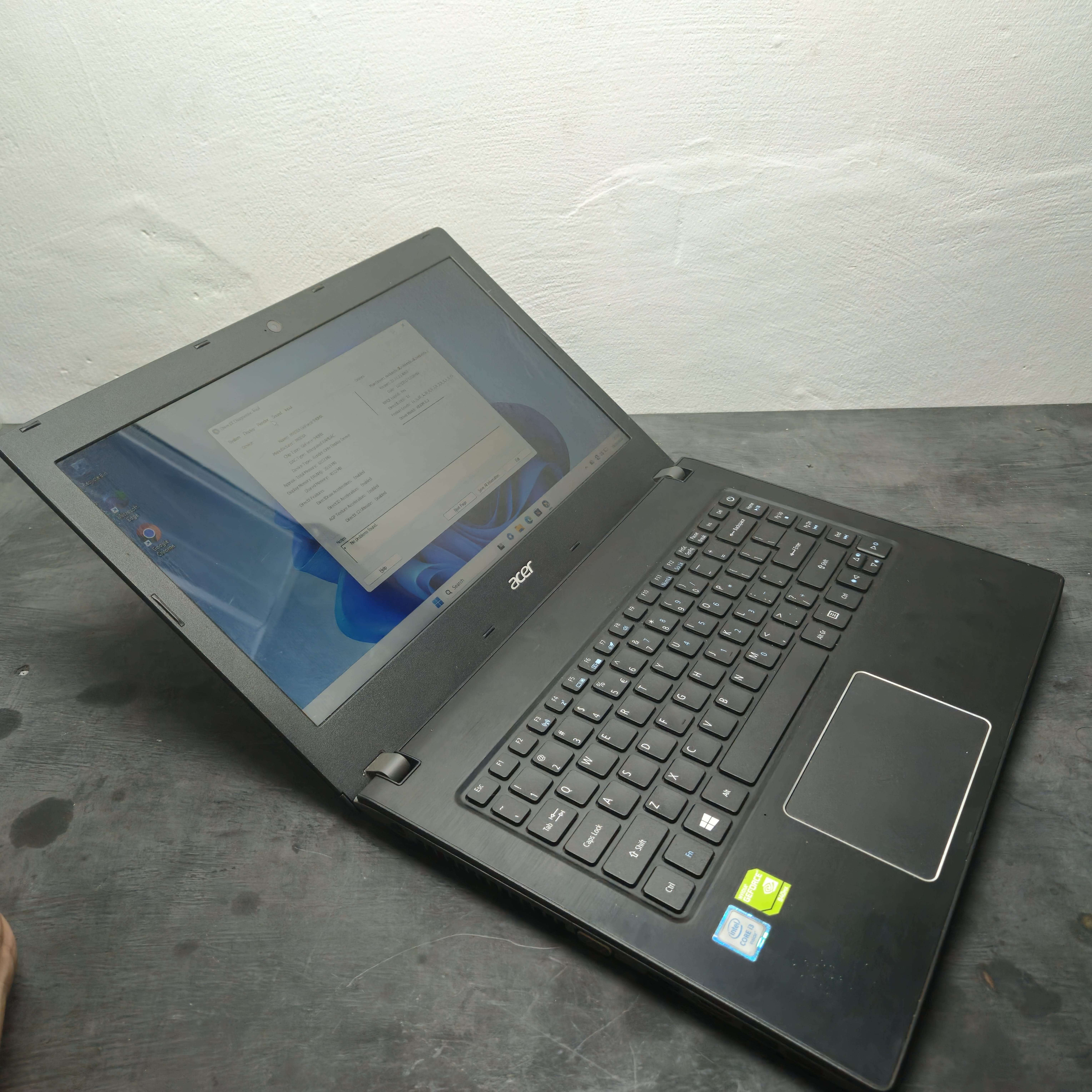 ACER a514 double grafis CORE i3 gen 6 Nvidia 940MX RAM 8GB